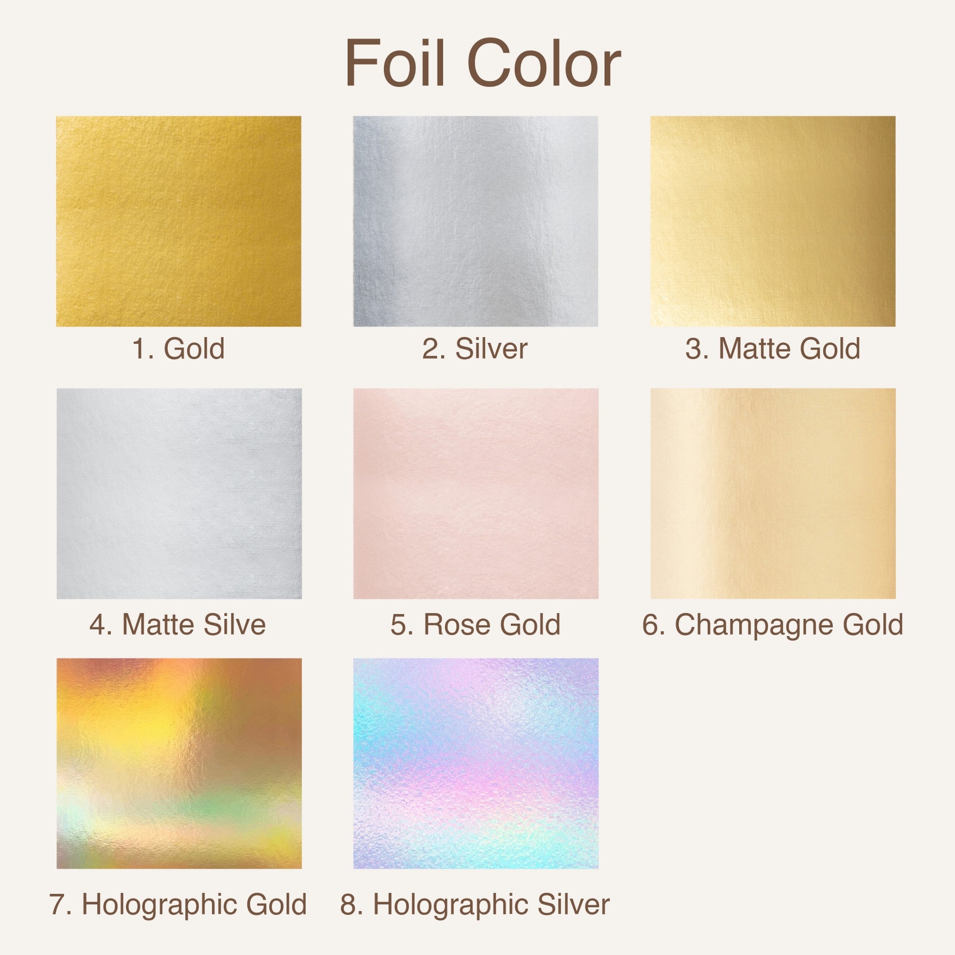 Stamprints personalisiert Etikett Papier Farbe 3