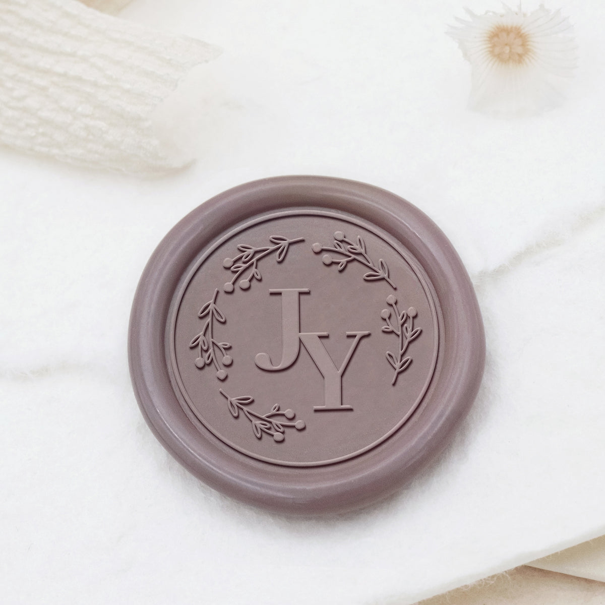 Stamprints Tampons Sceau de Cire Monogramme de Mariage Personnalisé 1