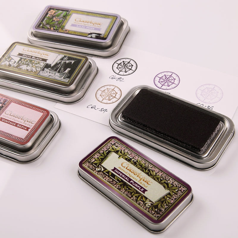 Tampon encreur d'impression de détail StazOn Retro CQ Small Iron Box111