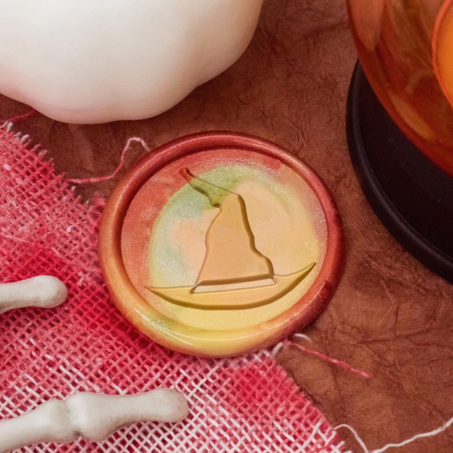 Tampon Encreur Sceau de Cire Halloween - Style 4 -1