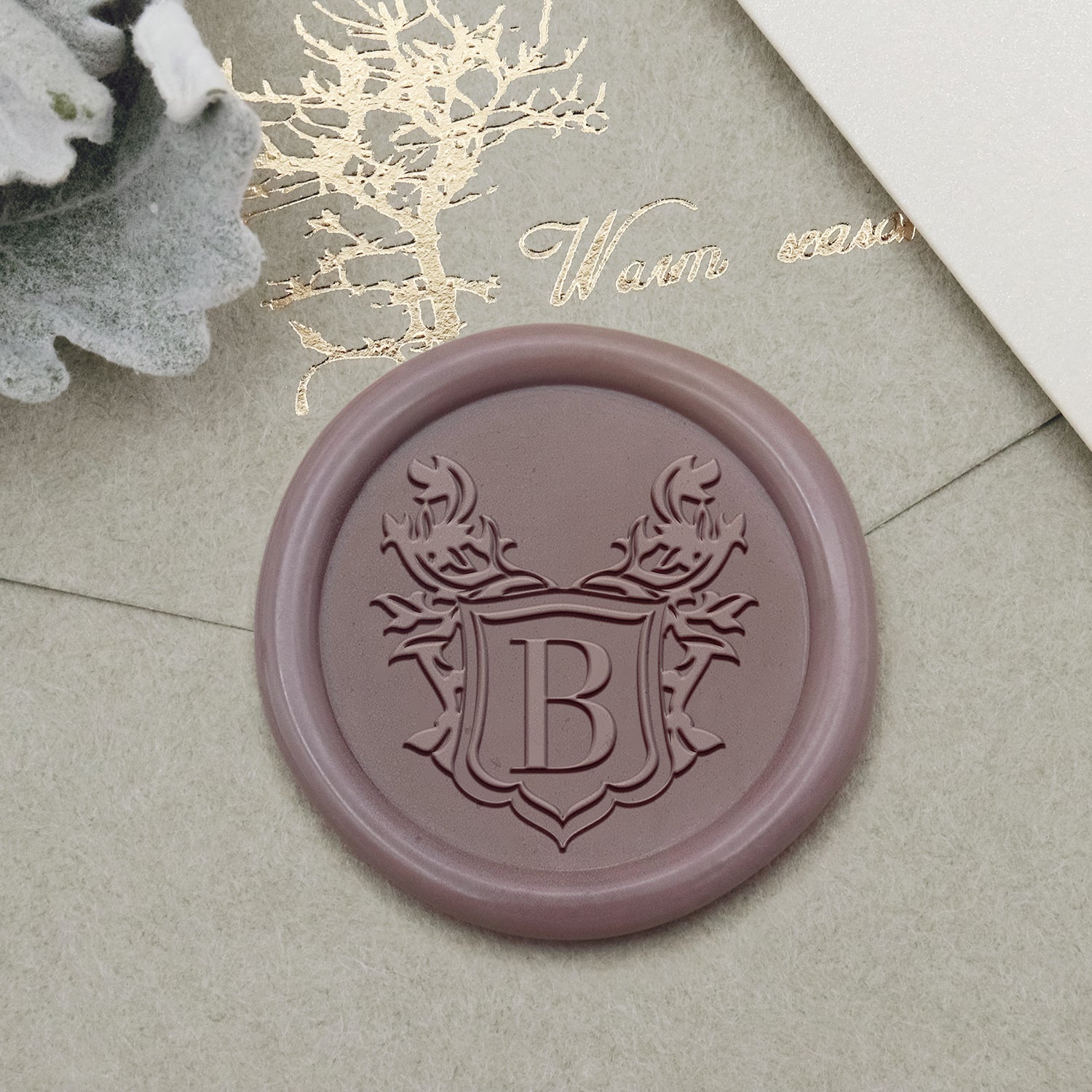 Sello de Caucho de Lacre con Logo Personalizado - Estilo 5-2