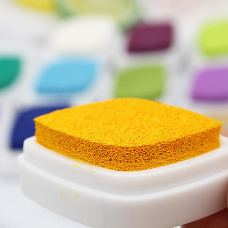 Glänzendes Perlglanz-Farben-Augen-Finger-Mal-Stempelkissen5111