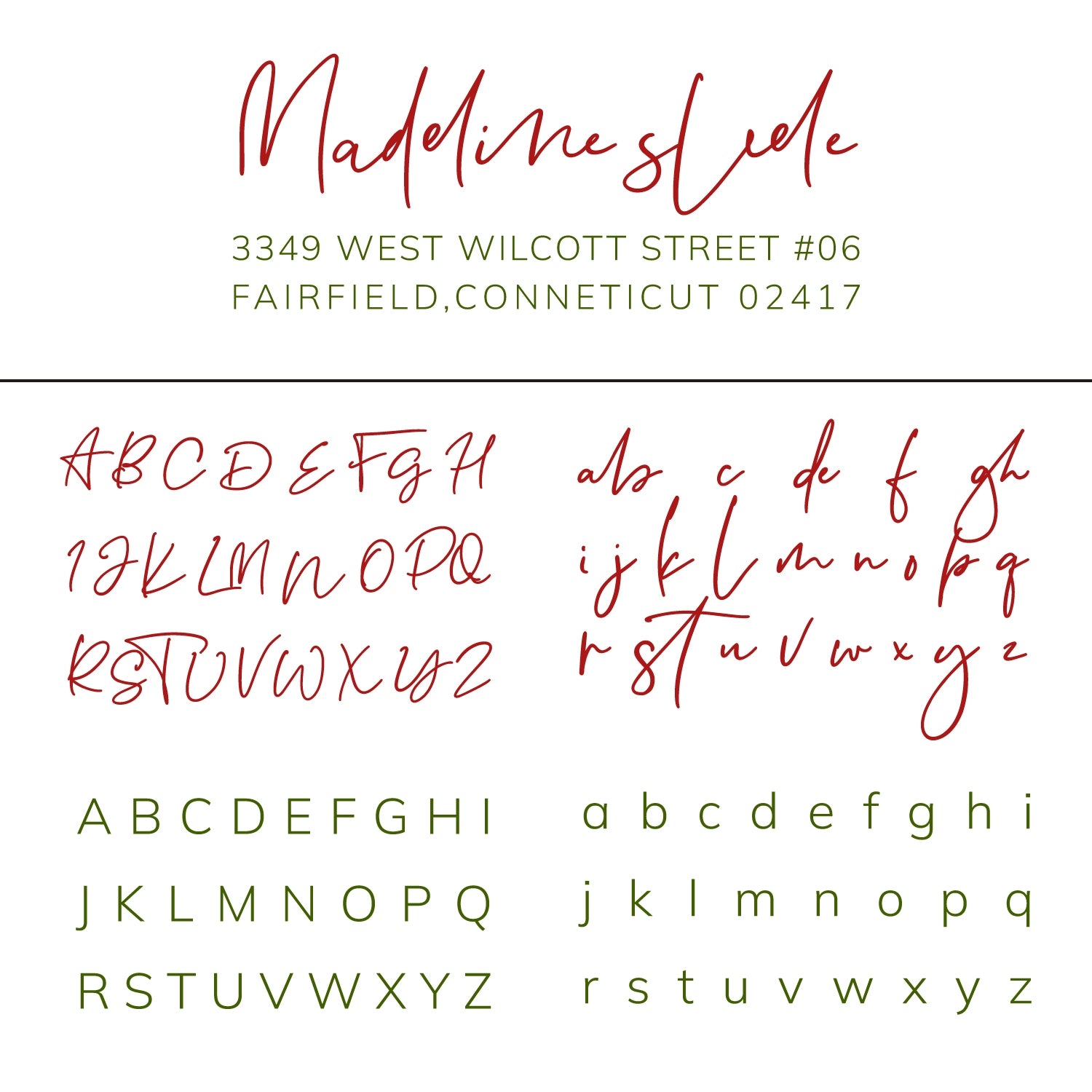 Personalisierter rechteckiger Handschrift-Schriftart Adresse Rücksende Gummistempel - Stil 4