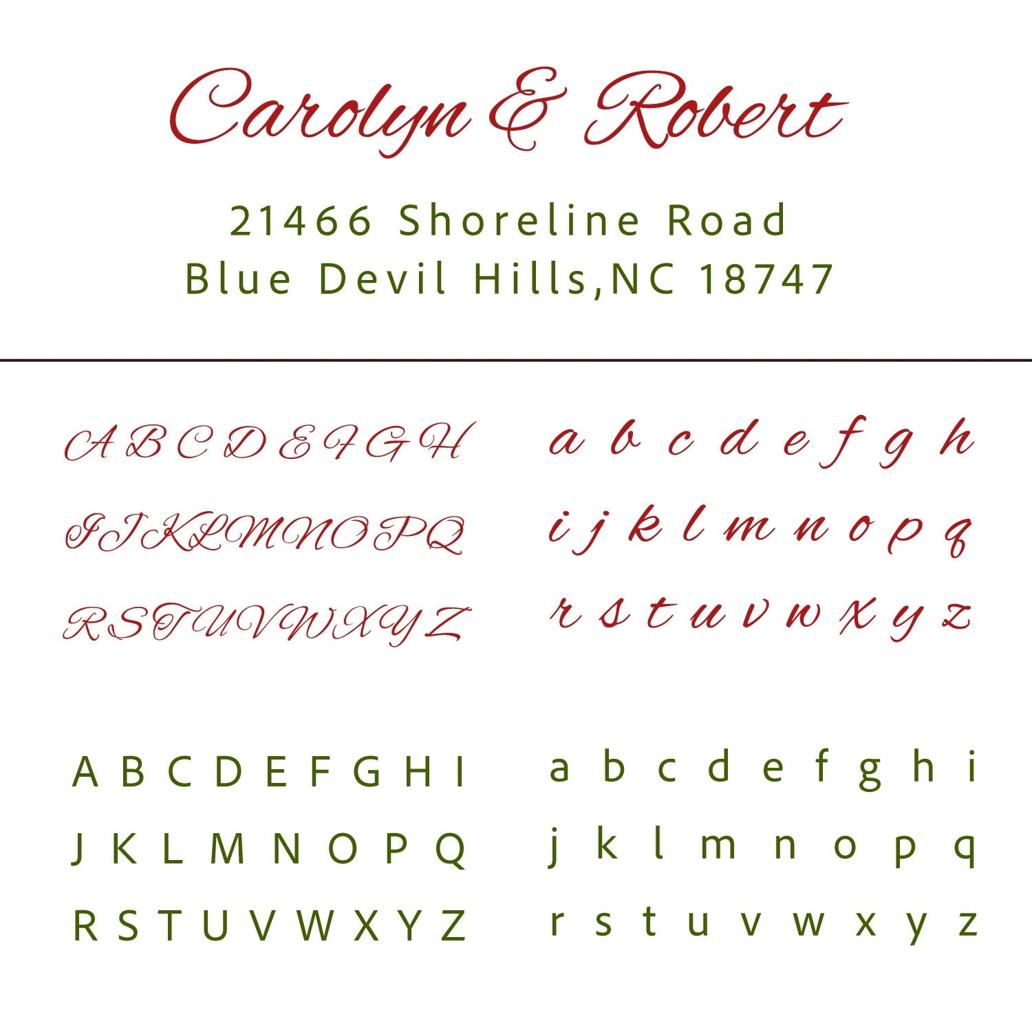 Personalisierter rechteckiger handschriftlicher Schriftart Adresse Rückkehr Gummistempel - Stil 5