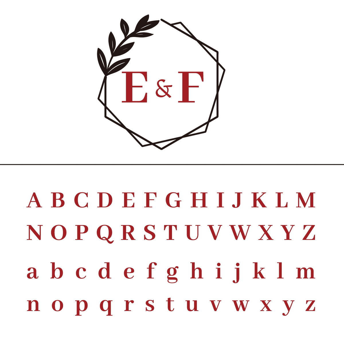 Personalisierte Knospen Hochzeit Monogramm Siegelwachs Siegelstempel 3