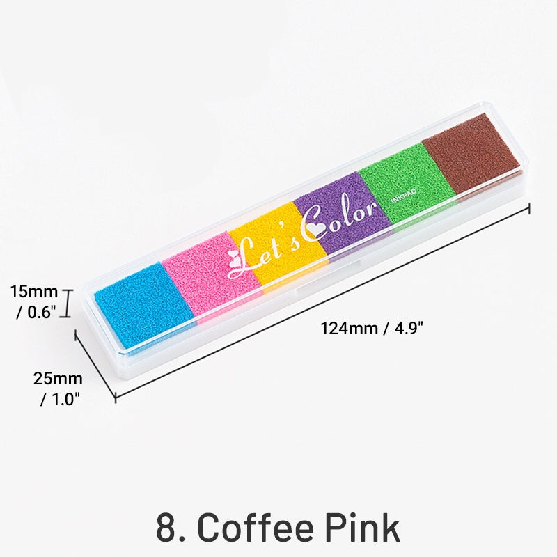 Juego de Almohadillas de Tinta de Color Caramelo con Degradado Largo sku-8