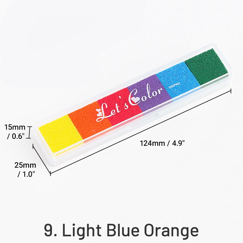 Set de Almohadillas de Tinta de Color Caramelo Degradado Largo sku-9