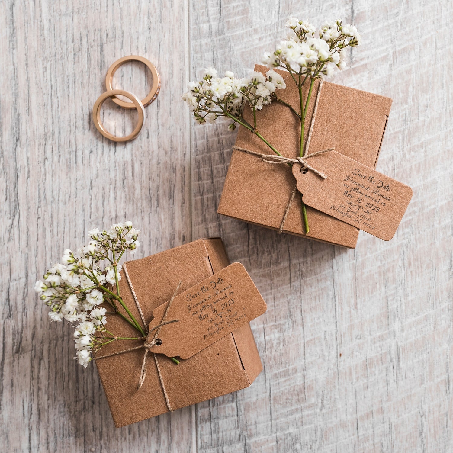 Personalisierter reiner Text handgeschriebener Schrift Hochzeit Save the Date Gummistempel5
