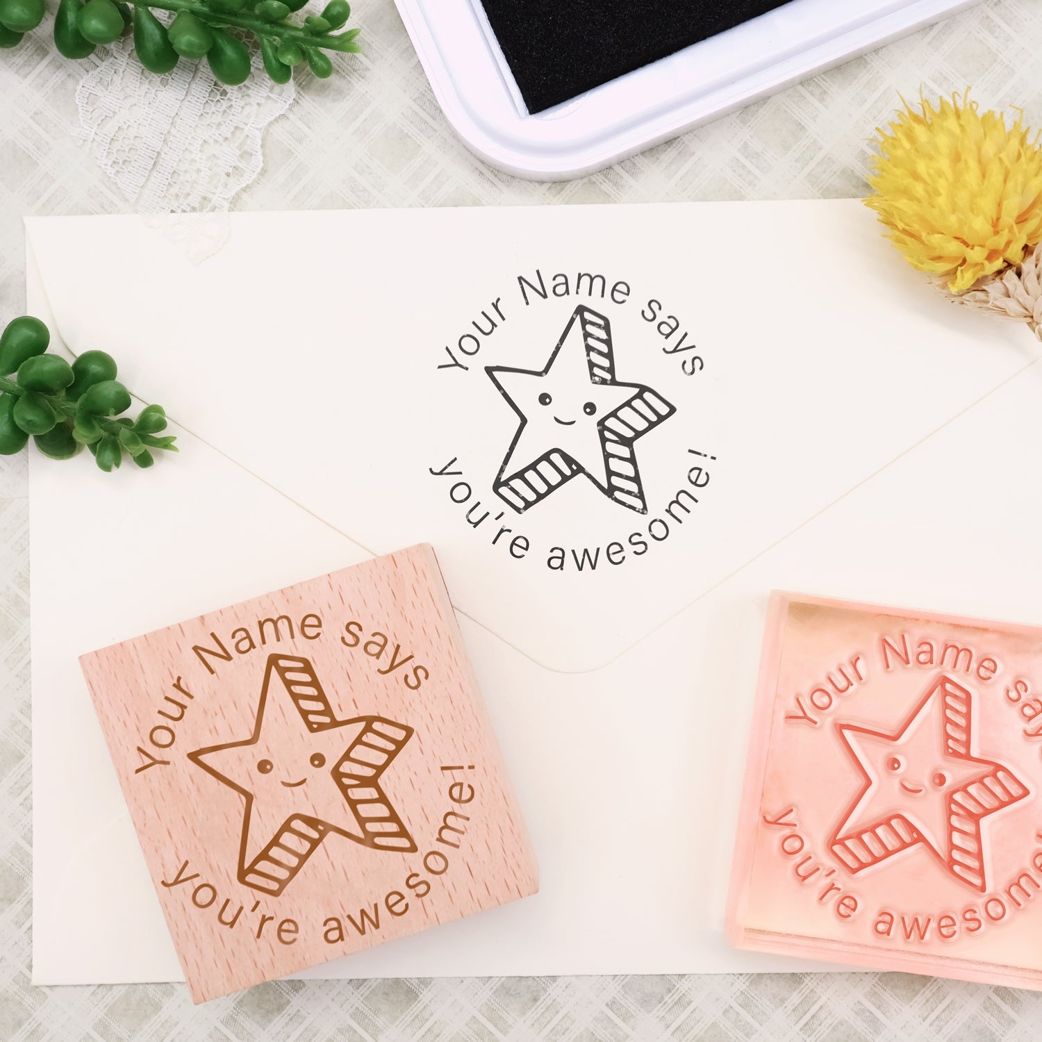 Kindertag Personalisierter Cartoon Gummistempel -2 1