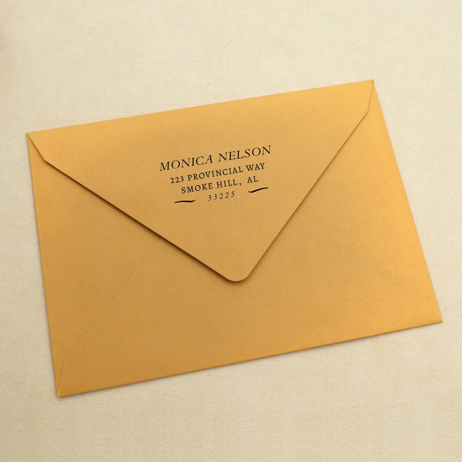 Sello de Caucho de Devolución Dirección Rectangular Personalizado (9 Diseños)-6