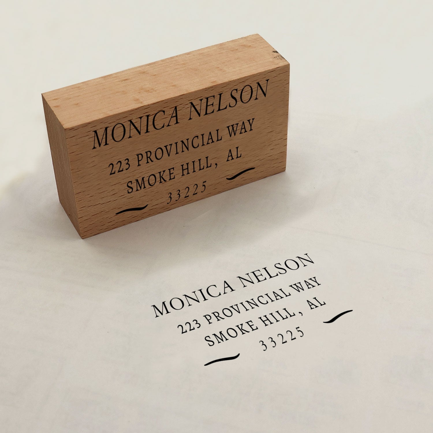 Sello de Caucho de Devolución de Dirección Rectangular Personalizado (9 Diseños)-10