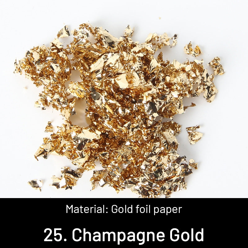 DIY Decorative Crushed Gold Leaves sku-25