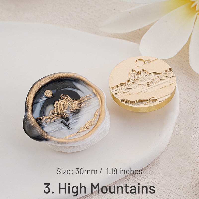 3D Relief Flora and Fauna Wax Seal Stamp (4 Design) sku-3