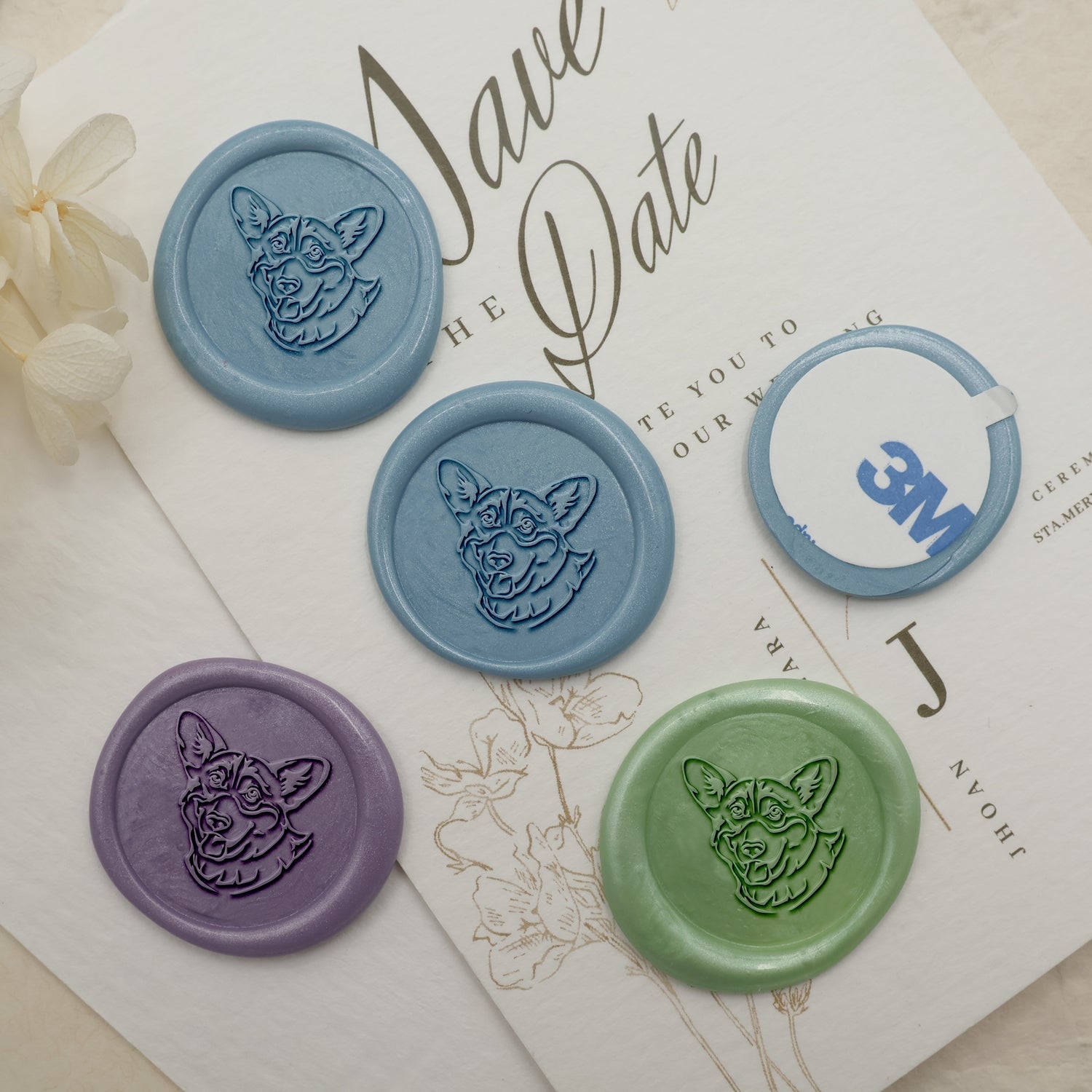 Corgi Dog Wax Seal Stamp - Stamprints2