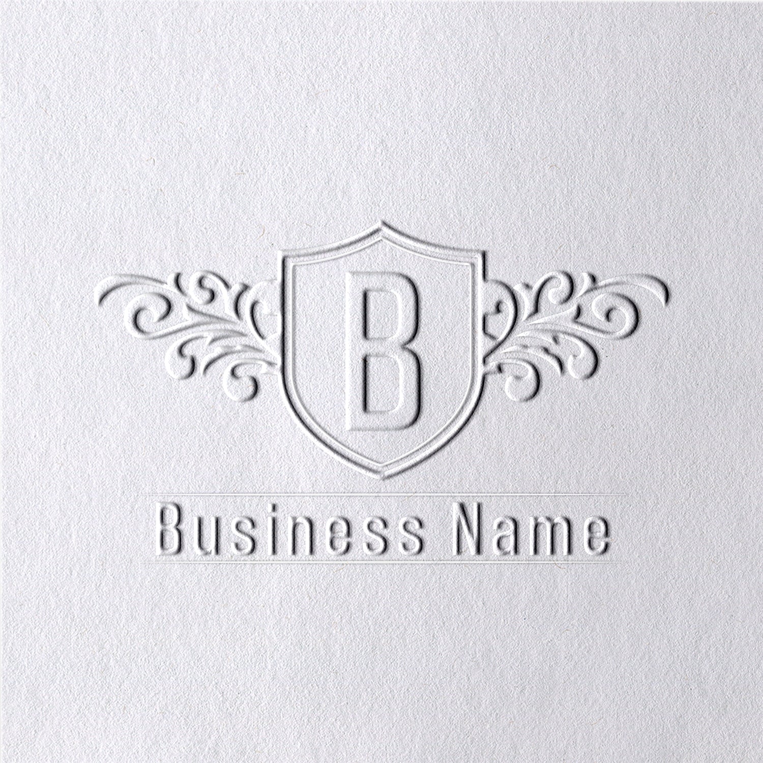 Timbre à sec Logo Personnalisé - Style 10 101