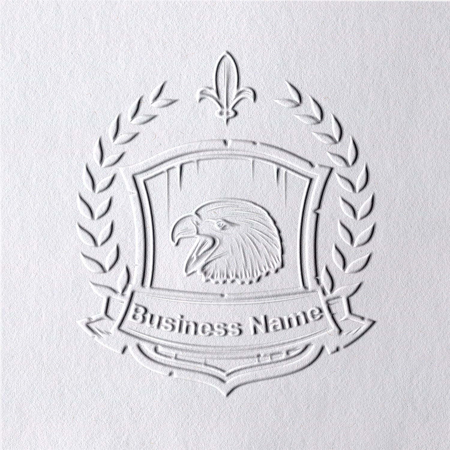 Sello en seco de Logo Personalizado - Estilo 24 241