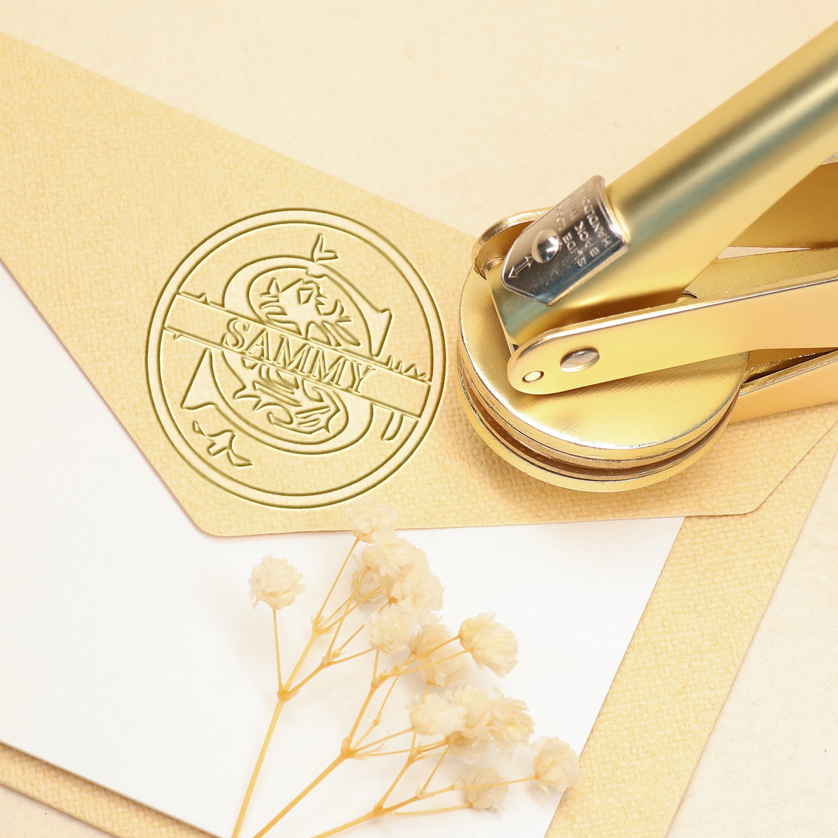 26 Letter Custom Floral Name Embosser - S S11