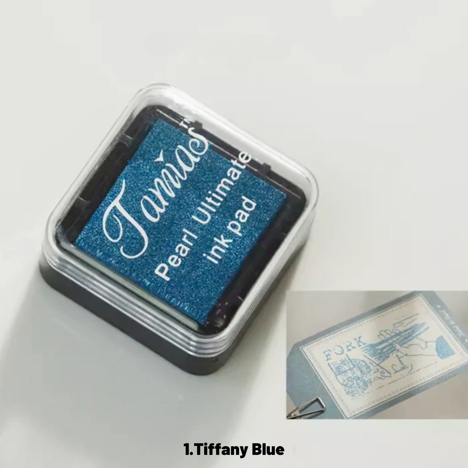 Almohadilla de Tinta Nacarado Mini Retro (8 Colores) 5