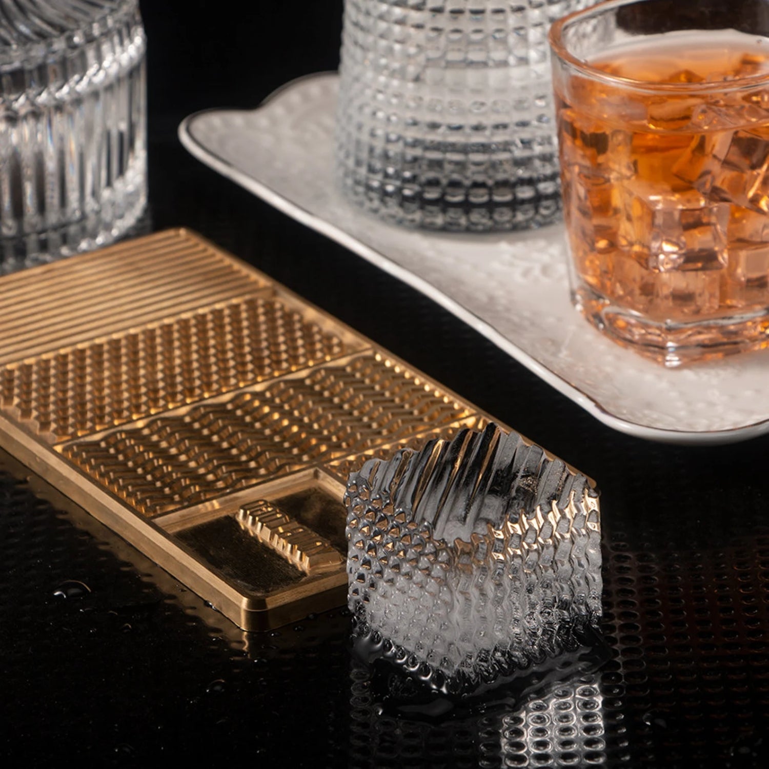 Plancha de Grabado de Latón Personalizado para Cubos de Hielo4