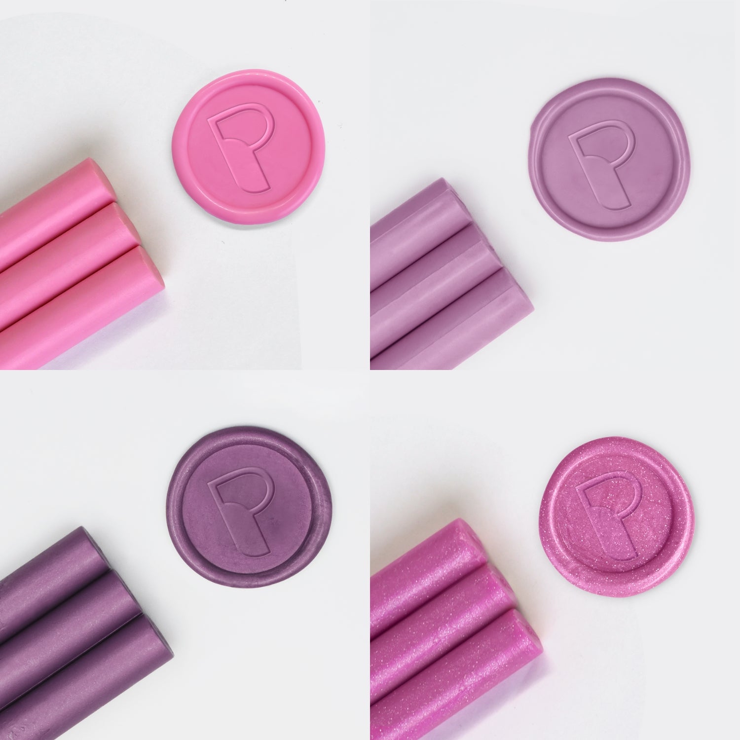 Rosa Siegelwachs-Stäbchen-Set (Zufällige 20 Stück)12