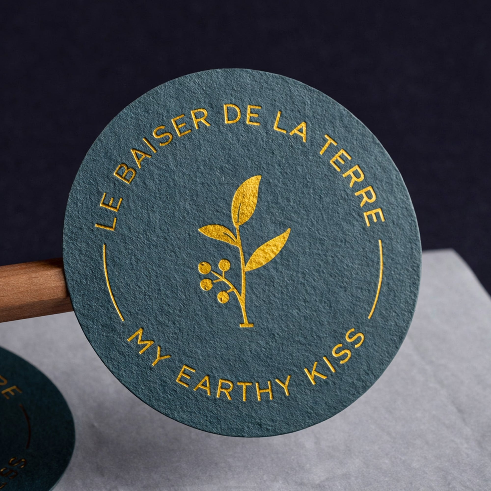Pegatinas de foil de estampación dorado personalizado7