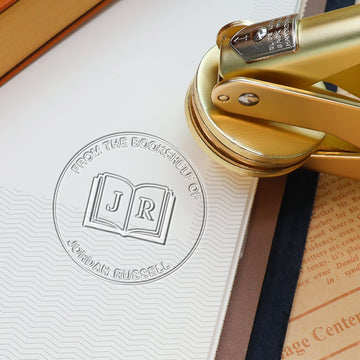 Custom Initials Book Embosser17