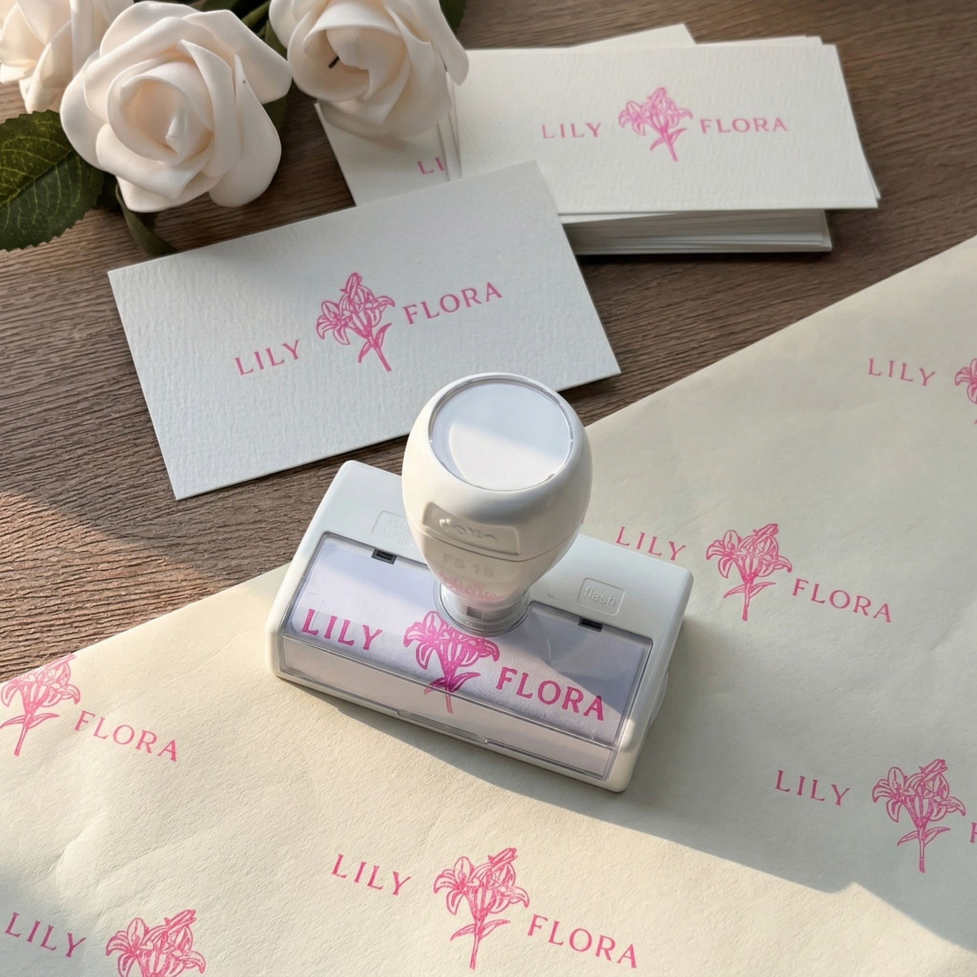 Personalisierter Selbstfärbestempel aus Gummi – Branding Logo & Artwork1