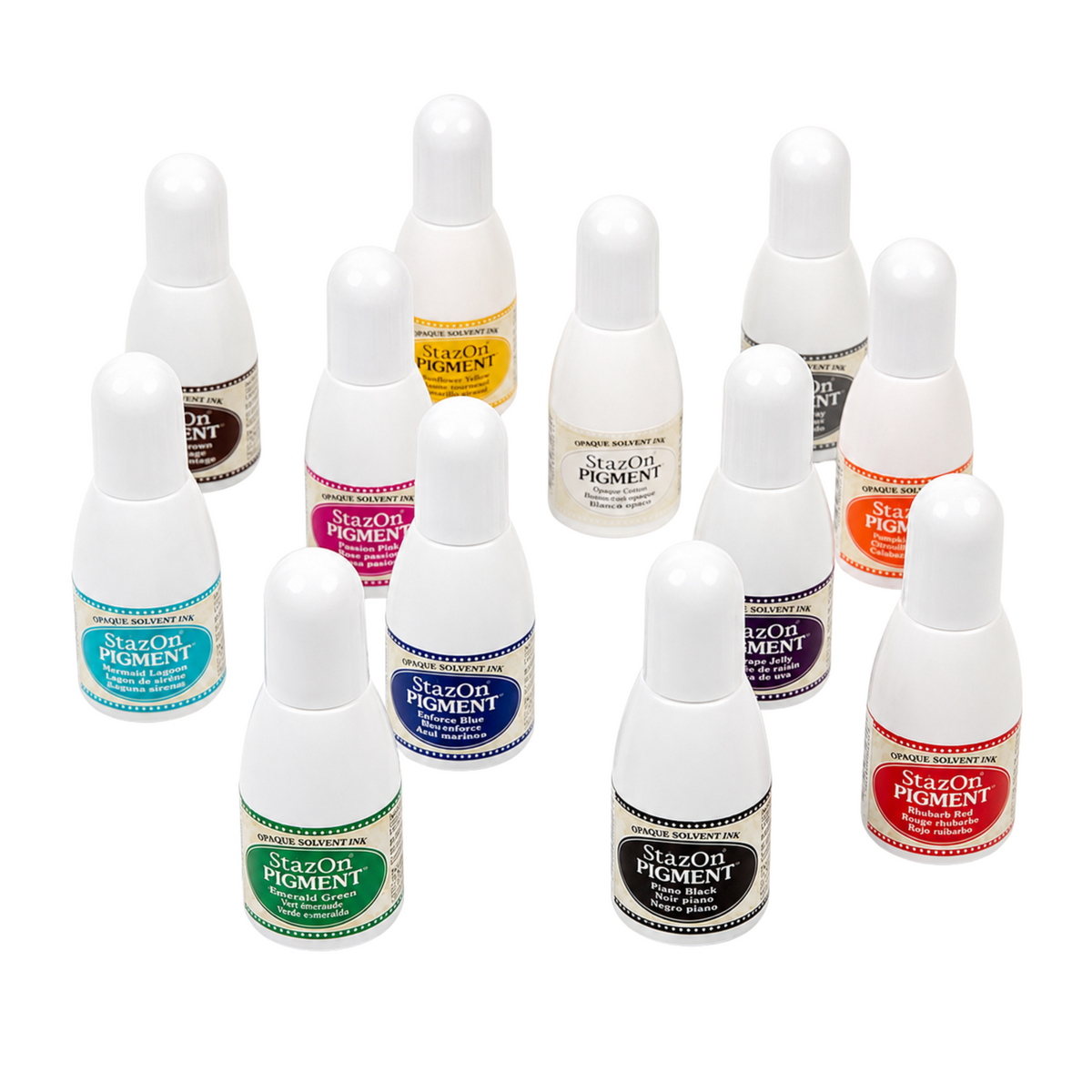 StazOn Pigment Ink Refill | Permanent Fast-Dry Ink for All Surfaces1